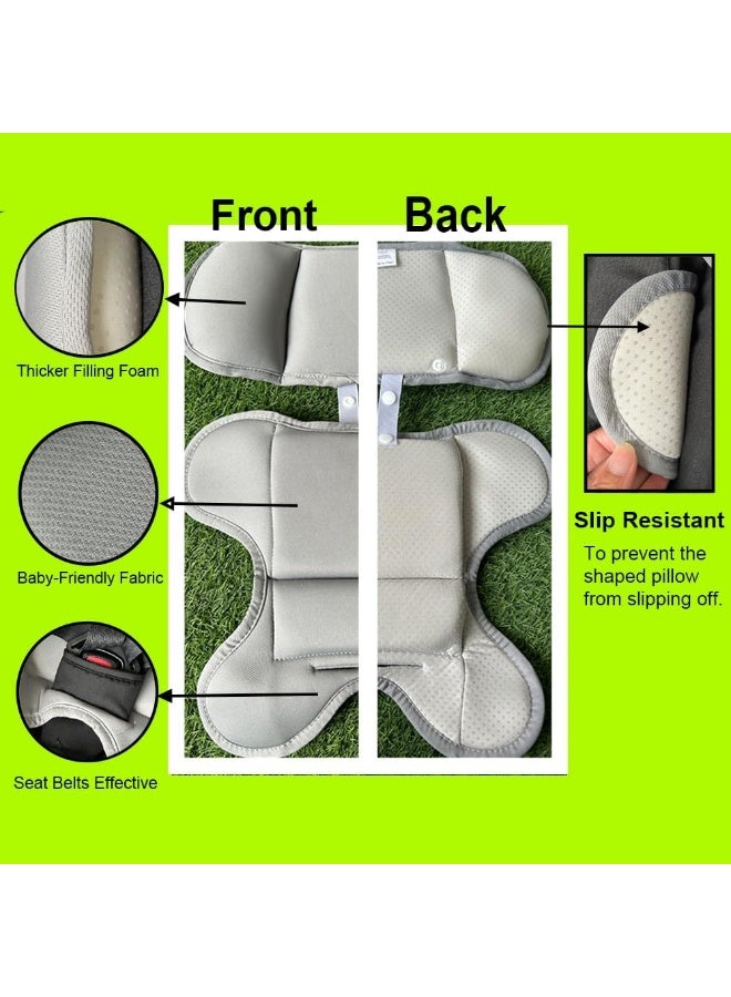 AICTIMO Head and Body Support Pillow Compatible with Doona Car Seat Strollers, Stroller Cushion - Image 4